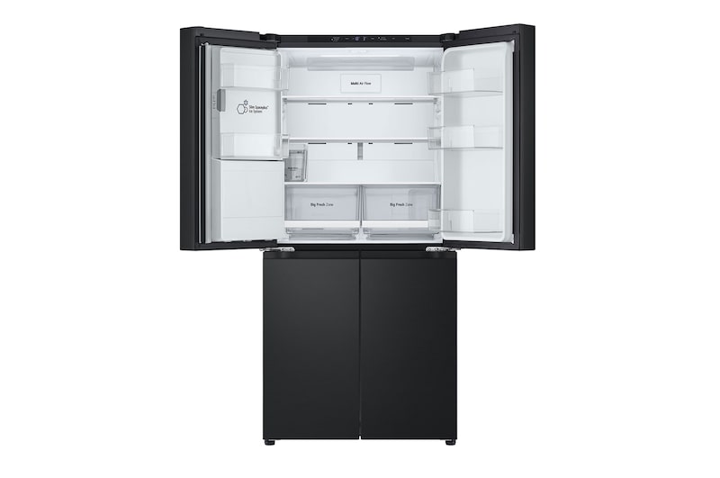 Front top all door open without food