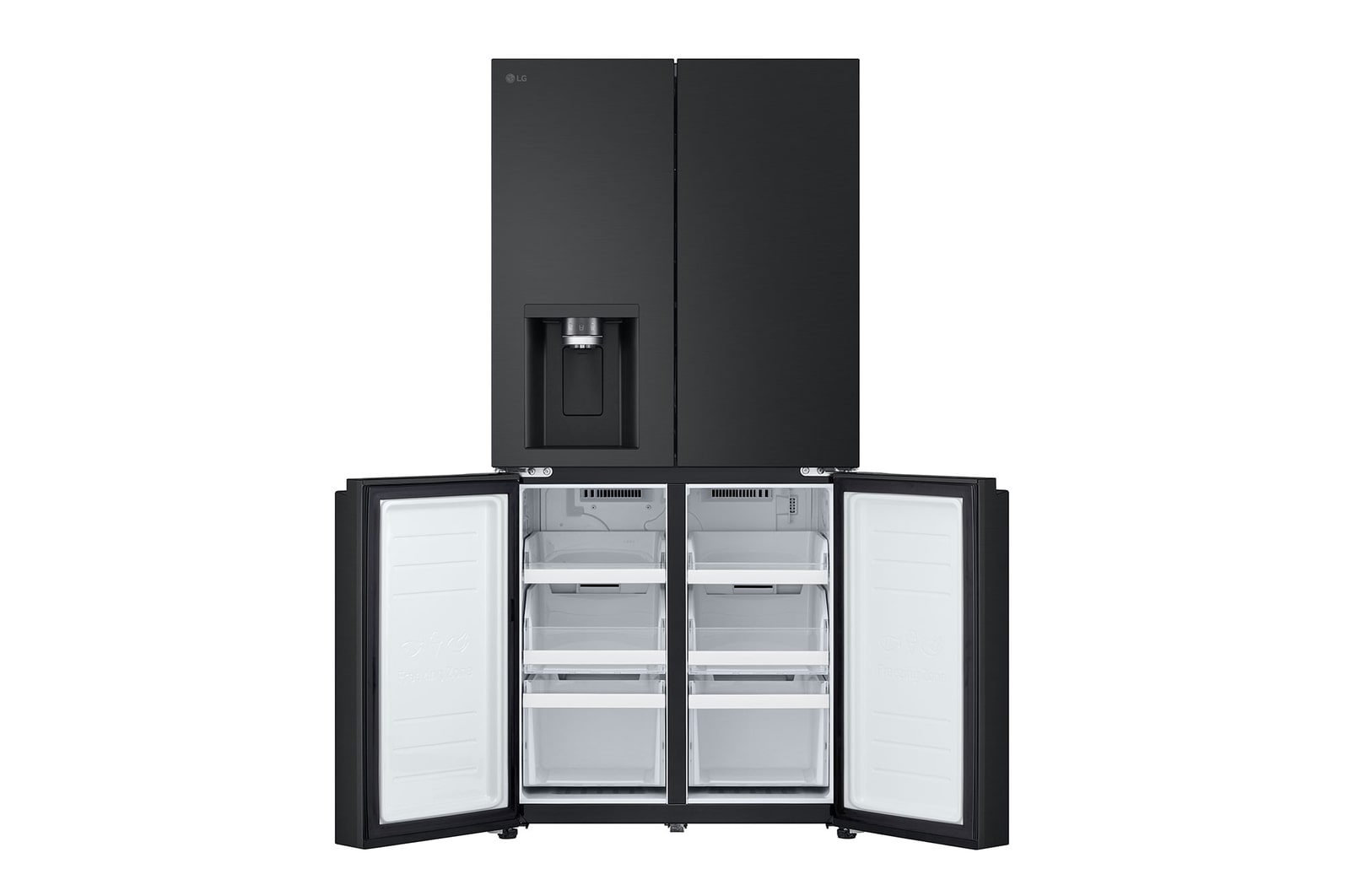 Front bottom all door open without food