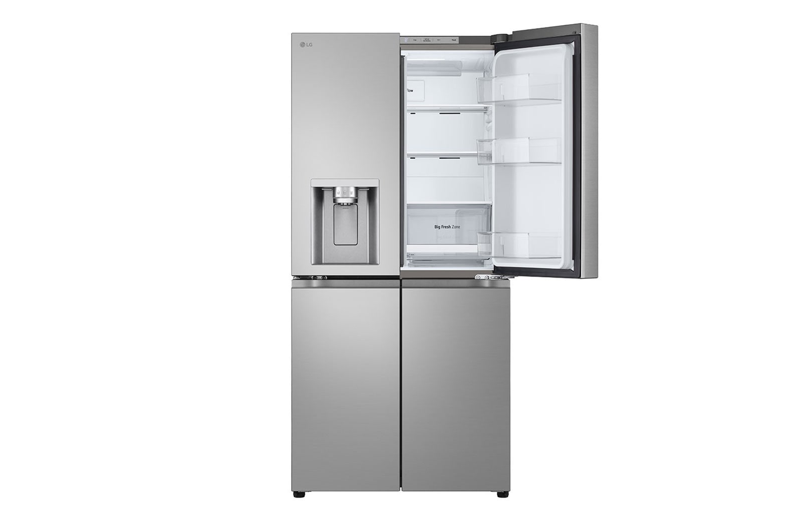 LG SLIM Multi-Door Kühlschrank (E, 506L, 179cm hoch) mit Eis-, Crushed Ice- und Wasserspender & internem Wassertank | GML861PYPE, GML861PYPE
