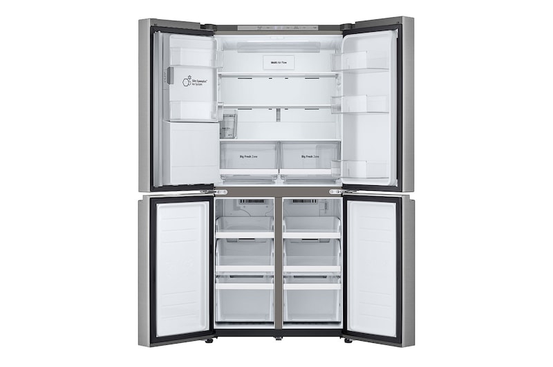 LG SLIM Multi-Door Kühlschrank (E, 506L, 179cm hoch) mit Eis-, Crushed Ice- und Wasserspender & internem Wassertank | GML861PYPE, GML861PYPE