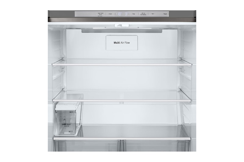 LG SLIM Multi-Door Kühlschrank (E, 506L, 179cm hoch) mit Eis-, Crushed Ice- und Wasserspender & internem Wassertank | GML861PYPE, GML861PYPE
