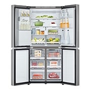 LG SLIM Multi-Door Kühlschrank (E, 506L, 179cm hoch) mit Eis-, Crushed Ice- und Wasserspender & internem Wassertank | GML861PYPE, GML861PYPE