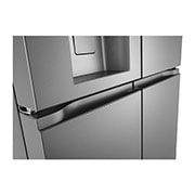 LG SLIM Multi-Door Kühlschrank (E, 506L, 179cm hoch) mit Eis-, Crushed Ice- und Wasserspender & internem Wassertank | GML861PYPE, GML861PYPE