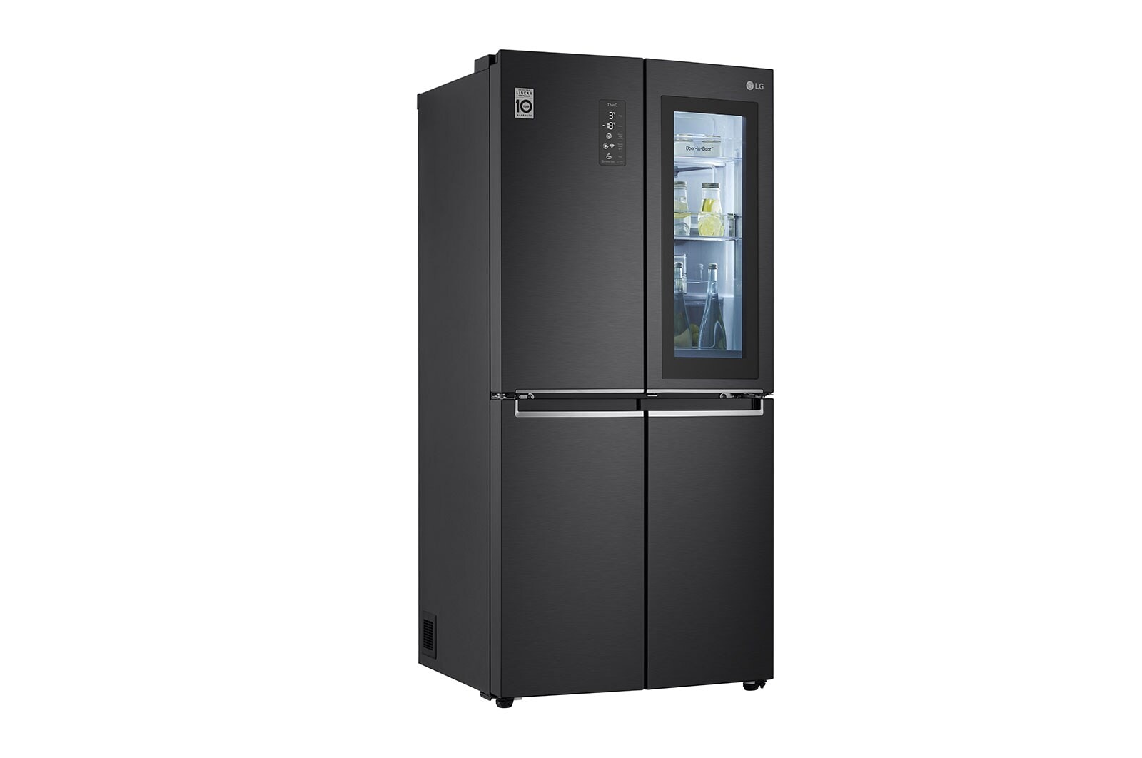 LG Multi-Door Kühlschrank mit InstaView® (E, 530L, 178,7 cm hoch) | GMQ844MC5E, GMQ844MC5E