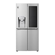 LG Multi-Door mit InstaView Door-in-Door®  | Eis-, Crushed Ice- und Wasserspender  | ​508​ Liter Kapazität | Energieeffizienzklasse ​F​ | Interner Wassertank 4L | Brushed Steel | ​GMX844BSBF, GMX844BSBF