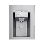 LG Multi-Door mit InstaView Door-in-Door®  | Eis-, Crushed Ice- und Wasserspender  | ​508​ Liter Kapazität | Energieeffizienzklasse ​F​ | Interner Wassertank 4L | Brushed Steel | ​GMX844BSBF, GMX844BSBF
