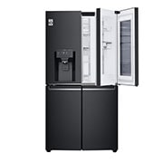 LG Multi-Door mit InstaView Door-in-Door® | Craft Ice Kugeln | Eis-, Crushed Ice- und Wasserspender | 638 Liter Kapazität | Energieeffizienzklasse F | Festwasseranschluss | Matte Black Steel | GMX945MCCF, GMX945MCCF
