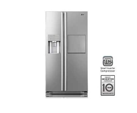 LG Side-by-Side-Kühlschrank mit, mehr Flexibilität und innovativen  Frische-Features wie Fresh O Zone - GS5162PVLZ