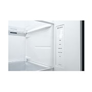 LG Side-by-Side mit Multi-Airflow Umluftkühlung | 655 Liter Kapazität | Energieeffizienzklasse E | Express Freeze | Platinum Silver | GSBV70PZTE, GSBV70PZTE