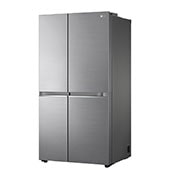 LG Side-by-Side mit Multi-Airflow Umluftkühlung | 655 Liter Kapazität | Energieeffizienzklasse E | Express Freeze | Platinum Silver | GSBV70PZTE, GSBV70PZTE