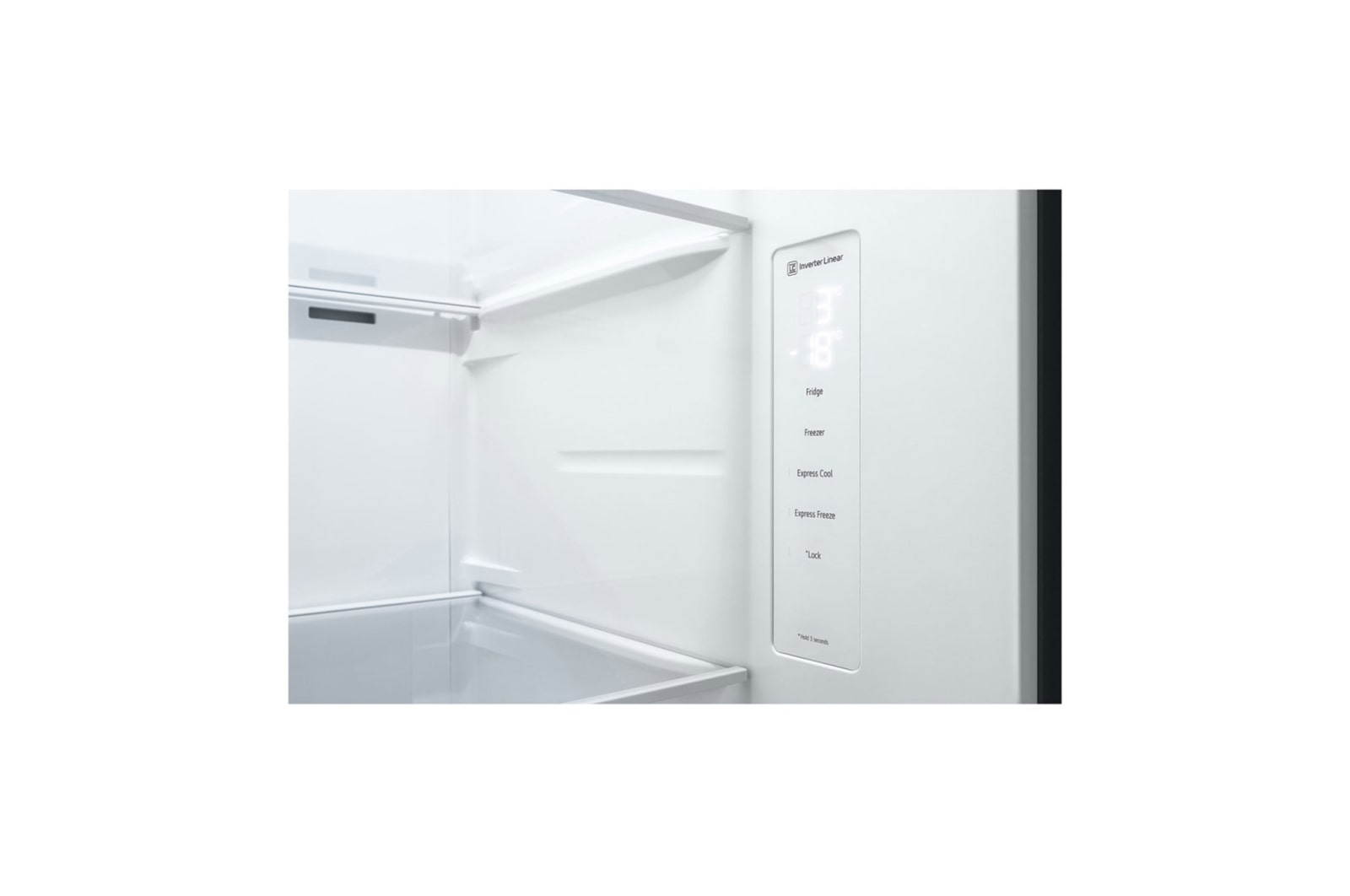 LG Side-by-Side mit Multi-Airflow Umluftkühlung | 655 Liter Kapazität | Energieeffizienzklasse E | Express Freeze | Platinum Silver | GSBV70PZTE, GSBV70PZTE