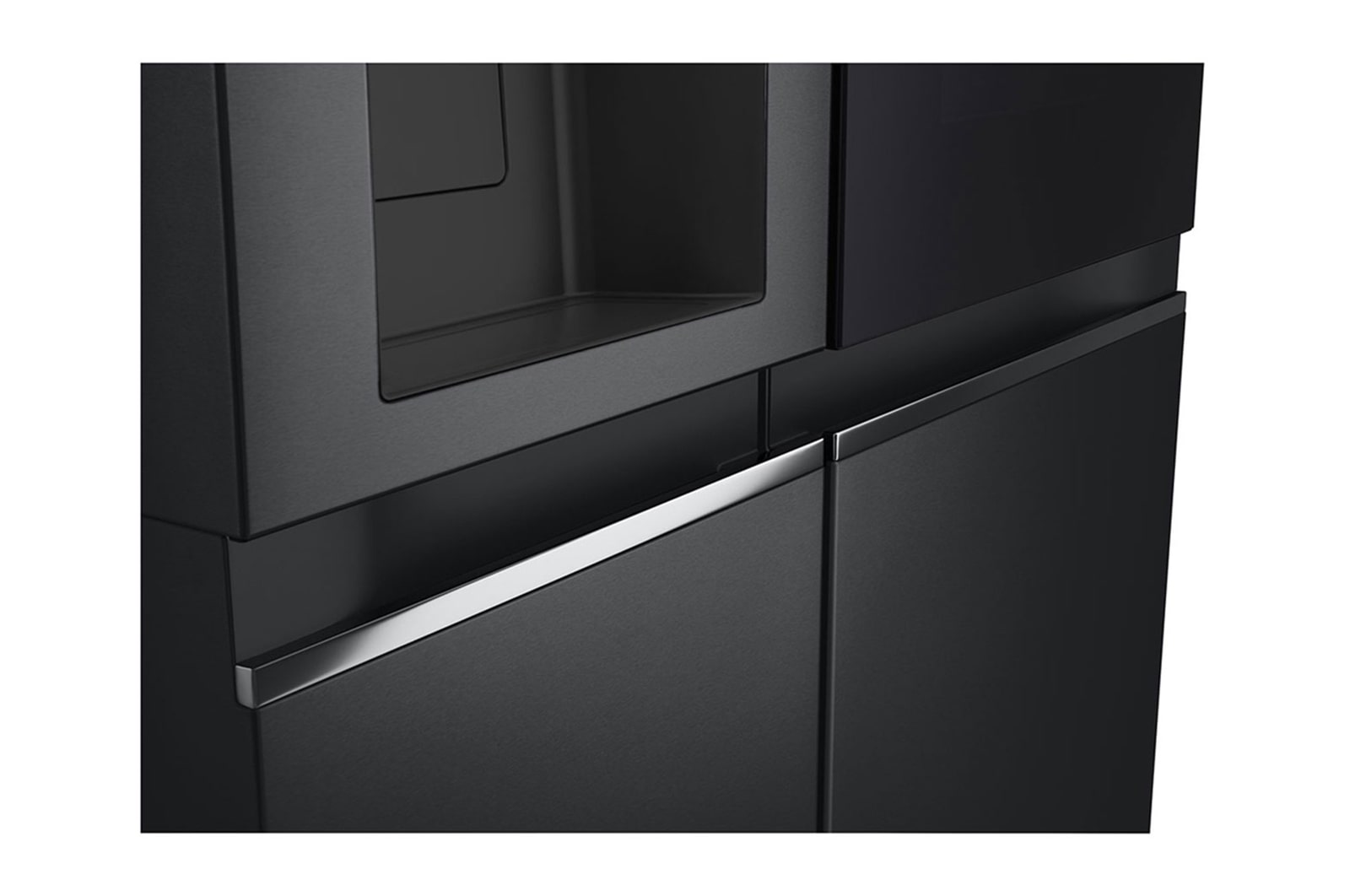 LG Side-by-Side Kühlschrank mit InstaView® (EEK C, 628L, 179cm hoch) mit Eis-, Crushed Ice- und Wasserspender & internem Wassertank | GSGE91EVAC, GSGE91EVAC