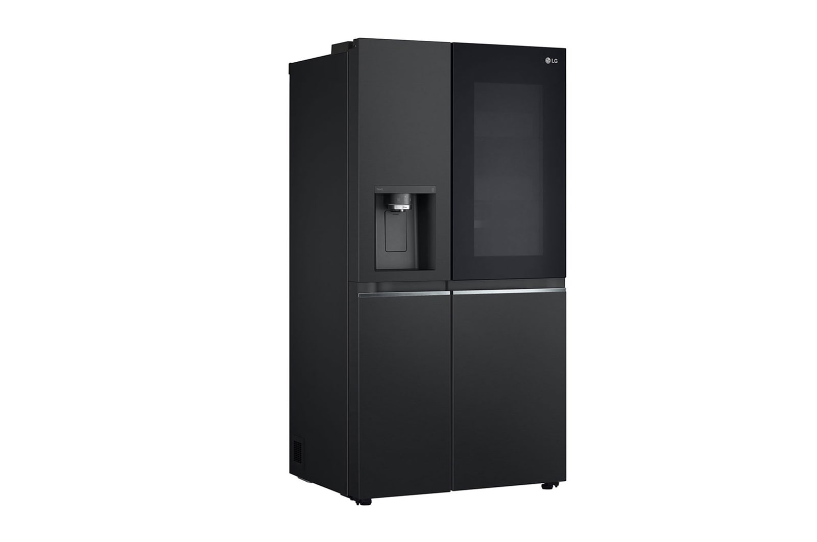 LG Side-by-Side Kühlschrank mit InstaView® (EEK C, 628L, 179cm hoch) mit Eis-, Crushed Ice- und Wasserspender & internem Wassertank | GSGE91EVAC, GSGE91EVAC