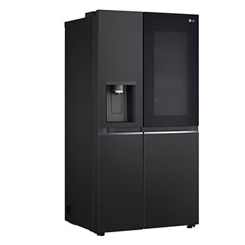 LG Side-by-Side Kühlschrank mit InstaView® (EEK C, 628L, 179cm hoch) mit Eis-, Crushed Ice- und Wasserspender & internem Wassertank | GSGE91EVAC, GSGE91EVAC