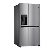 LG Side-by-Side mit Door-in-Door ® | Eis-, Crushed Ice- und Wasserspender | 625 Liter Kapazität | Energieeffizienzklasse E | Interner Wassertank 4L | Steel | GSJ461DIDE, GSJ461DIDE