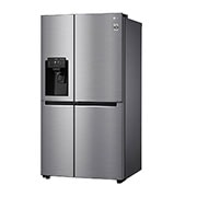 LG Side-by-Side mit Door-in-Door ® | Eis-, Crushed Ice- und Wasserspender | 625 Liter Kapazität | Energieeffizienzklasse E | Interner Wassertank 4L | Steel | GSJ461DIDE, GSJ461DIDE