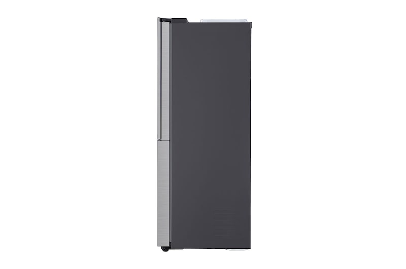 LG Side-by-Side mit Door-in-Door ® | Eis-, Crushed Ice- und Wasserspender | 625 Liter Kapazität | Energieeffizienzklasse E | Interner Wassertank 4L | Steel | GSJ461DIDE, GSJ461DIDE