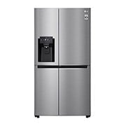 LG Side-by-Side mit Door-in-Door ® | Eis-, Crushed Ice- und Wasserspender | 625 Liter Kapazität | Energieeffizienzklasse E | Festwasseranschluss | Steel | GSJ760PZZE, GSJ760PZZE