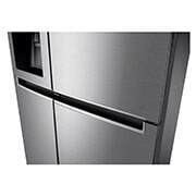 LG Side-by-Side mit Door-in-Door ® | Eis-, Crushed Ice- und Wasserspender | 625 Liter Kapazität | Energieeffizienzklasse E | Festwasseranschluss | Steel | GSJ760PZZE, GSJ760PZZE