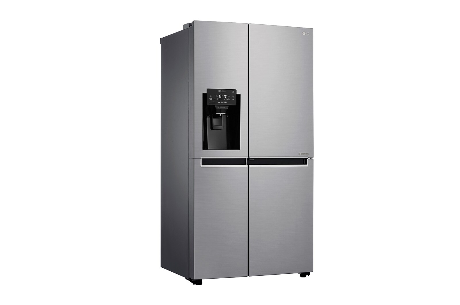 LG Side-by-Side mit Door-in-Door ® | Eis-, Crushed Ice- und Wasserspender | 625 Liter Kapazität | Energieeffizienzklasse F | Interner Wassertank 4L | Steel | GSJ761PZBG, GSJ761PZBG
