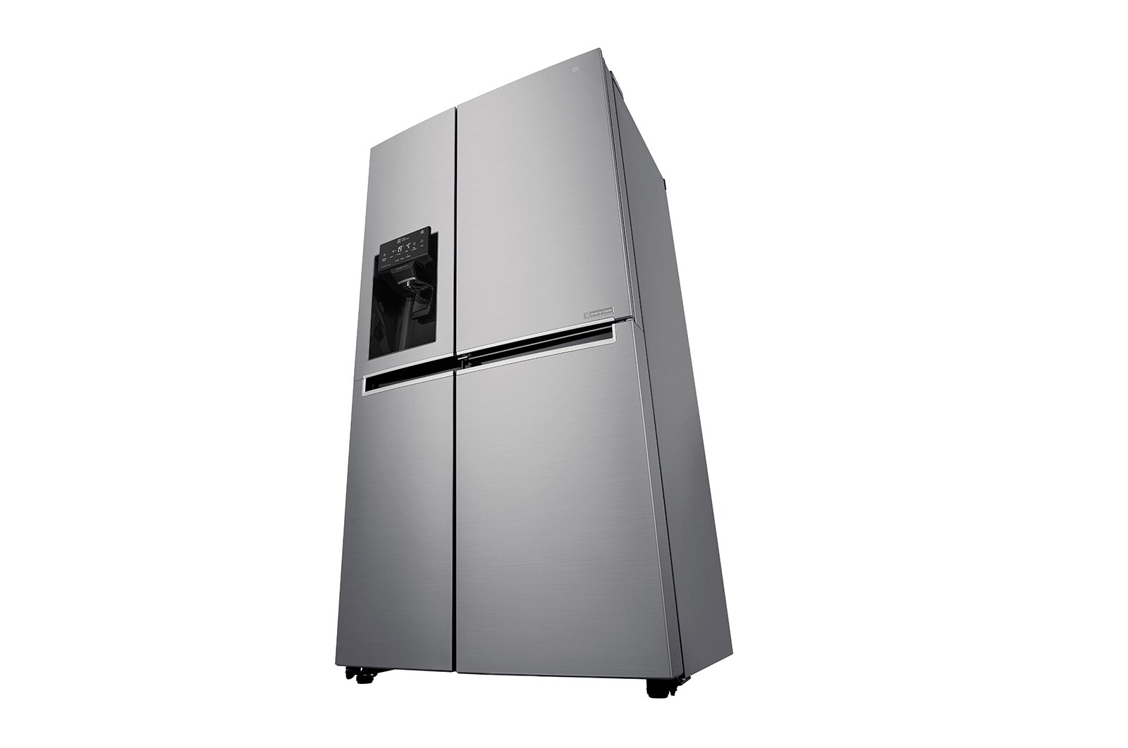 LG Side-by-Side mit Door-in-Door ® | Eis-, Crushed Ice- und Wasserspender | 625 Liter Kapazität | Energieeffizienzklasse F | Interner Wassertank 4L | Steel | GSJ761PZBG, GSJ761PZBG