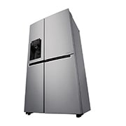 LG Side-by-Side mit Door-in-Door ® | Eis-, Crushed Ice- und Wasserspender | 625 Liter Kapazität | Energieeffizienzklasse F | Interner Wassertank 4L | Steel | GSJ761PZBG, GSJ761PZBG
