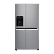 LG Side-by-Side mit Door-in-Door ® | Eis-, Crushed Ice- und Wasserspender | 625 Liter Kapazität | Energieeffizienzklasse F | Interner Wassertank 4L | Steel | GSJ761PZBG, GSJ761PZBG