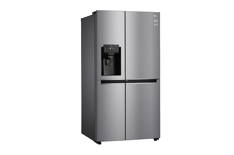 LG Side-by-Side mit Door-in-Door® | Eis-, Crushed Ice- und Wasserspender | 625 Liter Kapazität | Energieeffizienzklasse E | Wassertank | Steel | GSJ761PZEE, GSJ761PZEE