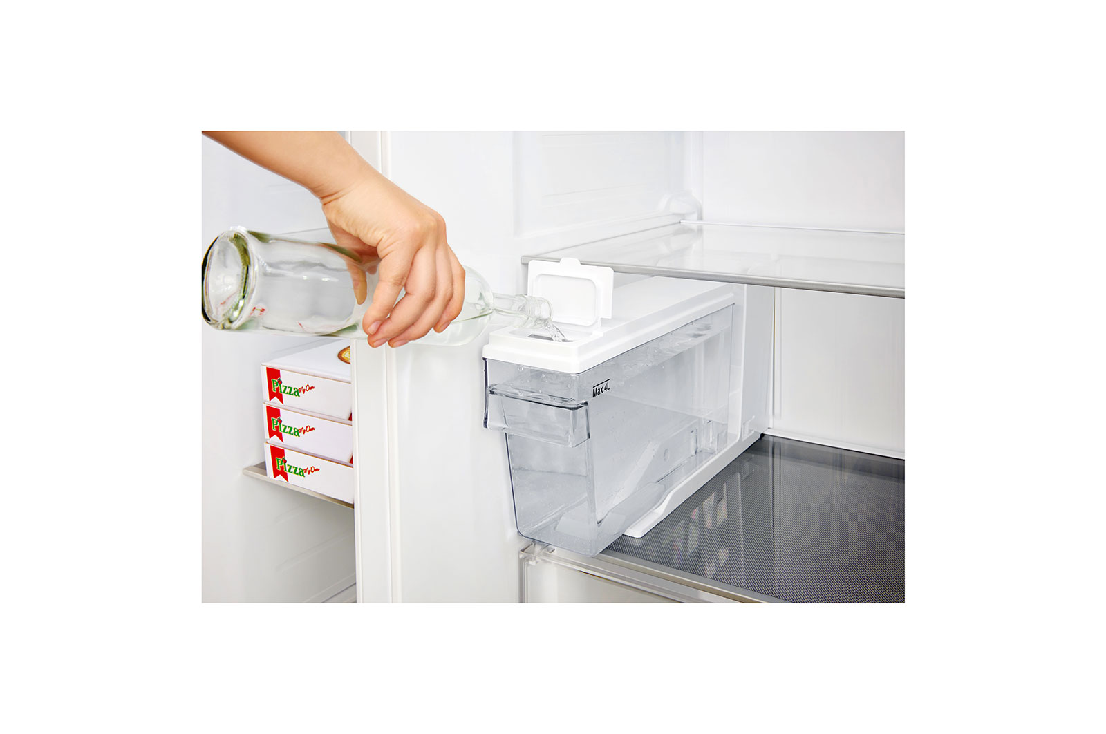 LG Side-by-Side mit Door-in-Door® | Eis-, Crushed Ice- und Wasserspender | 625 Liter Kapazität | Energieeffizienzklasse E | Wassertank | Steel | GSJ761PZEE, GSJ761PZEE
