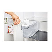 LG Side-by-Side mit Door-in-Door® | Eis-, Crushed Ice- und Wasserspender | 625 Liter Kapazität | Energieeffizienzklasse E | Wassertank | Steel | GSJ761PZEE, GSJ761PZEE