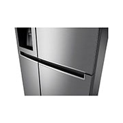 LG Side-by-Side mit Door-in-Door® | Eis-, Crushed Ice- und Wasserspender | 625 Liter Kapazität | Energieeffizienzklasse E | Wassertank | Steel | GSJ761PZEE, GSJ761PZEE