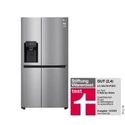 LG Side-by-Side mit Door-in-Door® | Eis-, Crushed Ice- und Wasserspender | 625 Liter Kapazität | Energieeffizienzklasse E | Wassertank | Steel | GSJ761PZEE, GSJ761PZEE