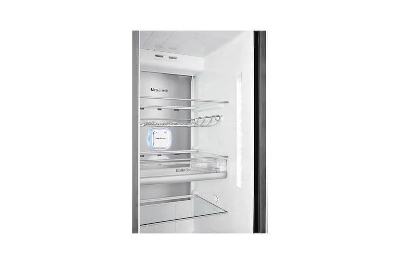 LG Side-by-Side mit Door-in-Door ® | Eis-, Crushed Ice- und Wasserspender | 625 Liter Kapazität | Energieeffizienzklasse E | Interner Wassertank 4L | Schwarz | GSJ961MCCZ, GSJ961MCCZ