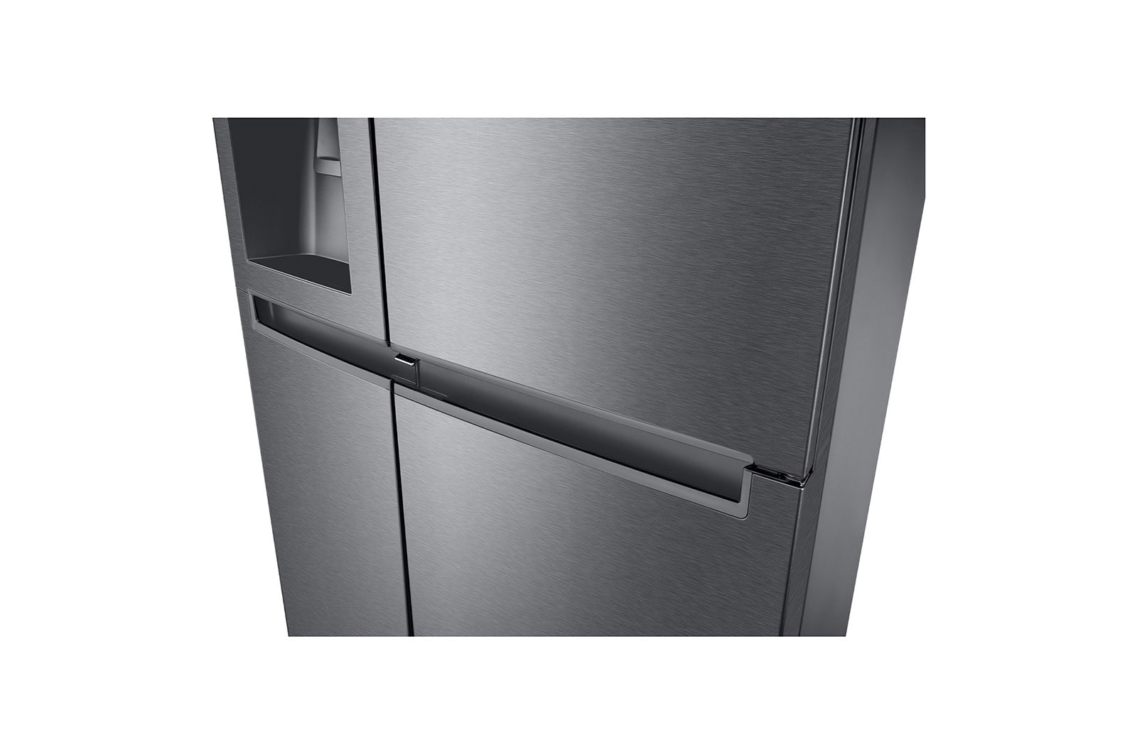 LG Side-by-Side mit Door-in-Door® | Eis-, Crushed Ice- und Wasserspender | 634 Liter Kapazität | Energieeffizienzklasse E | Interner Wassertank 4L | Dark Graphite | GSJV31DSXE, GSJV31DSXE