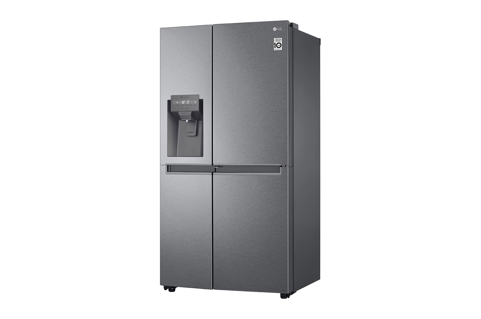 LG Side-by-Side mit Door-in-Door® | Eis-, Crushed Ice- und Wasserspender | 634 Liter Kapazität | Energieeffizienzklasse E | Interner Wassertank 4L | Dark Graphite | GSJV31DSXE, GSJV31DSXE