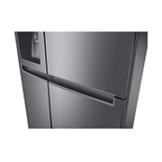 LG Side-by-Side mit Door-in-Door® | Eis-, Crushed Ice- und Wasserspender | 634 Liter Kapazität | Energieeffizienzklasse F | Interner Wassertank 4L | Dark Graphite | GSJV31DSXF , GSJV31DSXF