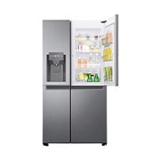 LG Side-by-Side mit Door-in-Door® | Eis-, Crushed Ice- und Wasserspender | 634 Liter Kapazität | Energieeffizienzklasse F | Interner Wassertank 4L | Dark Graphite | GSJV31DSXF , GSJV31DSXF