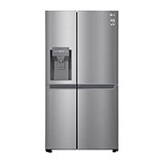 LG Side-by-Side mit Door-in-Door® | Eis-, Crushed Ice- und Wasserspender | 634 L Liter Kapazität | Energieeffizienzklasse E | Interner Wassertank 4L | Platinum Silver | GSJV31PZXE, GSJV31PZXE