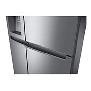 LG Side-by-Side mit Door-in-Door® | Eis-, Crushed Ice- und Wasserspender | 634 L Liter Kapazität | Energieeffizienzklasse E | Interner Wassertank 4L | Platinum Silver | GSJV31PZXE, GSJV31PZXE
