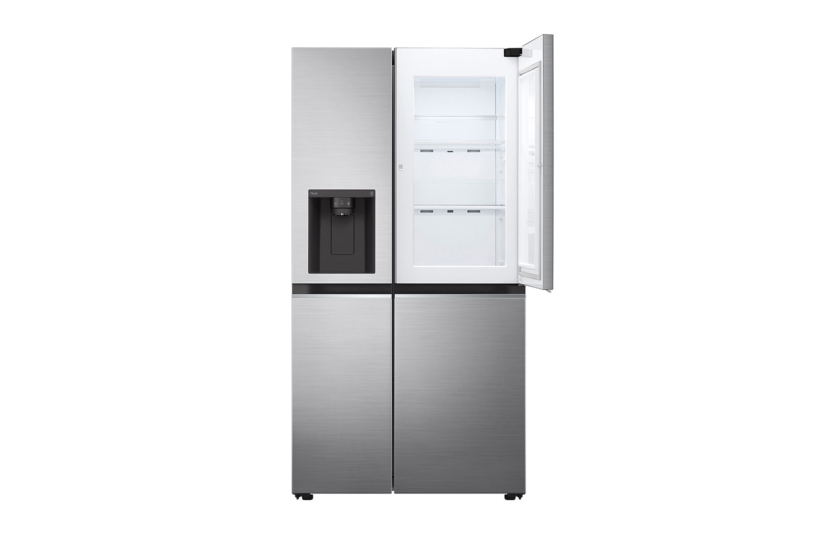 LG Side-by-Side Kühlschrank mit Door-in-Door® (E, 635L, 179cm hoch) mit Eis-, Crushed Ice- und Wasserspender & internem Wassertank | GSJV51PZTE, GSJV51PZTE