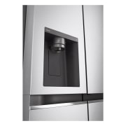 LG Side-by-Side Kühlschrank mit Door-in-Door® (E, 635L, 179cm hoch) mit Eis-, Crushed Ice- und Wasserspender & internem Wassertank | GSJV71MBLE, GSJV71MBLE