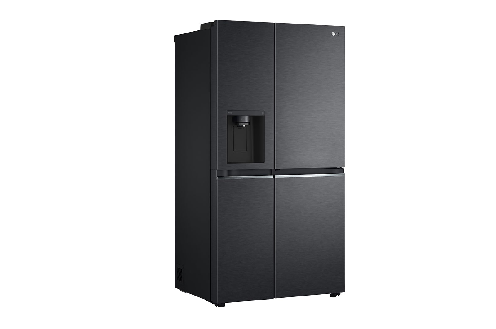 LG Side-by-Side Kühlschrank mit Door-in-Door® (E, 635L, 179cm hoch) mit Eis-, Crushed Ice- und Wasserspender & internem Wassertank | GSJV71MCLE, GSJV71MCLE