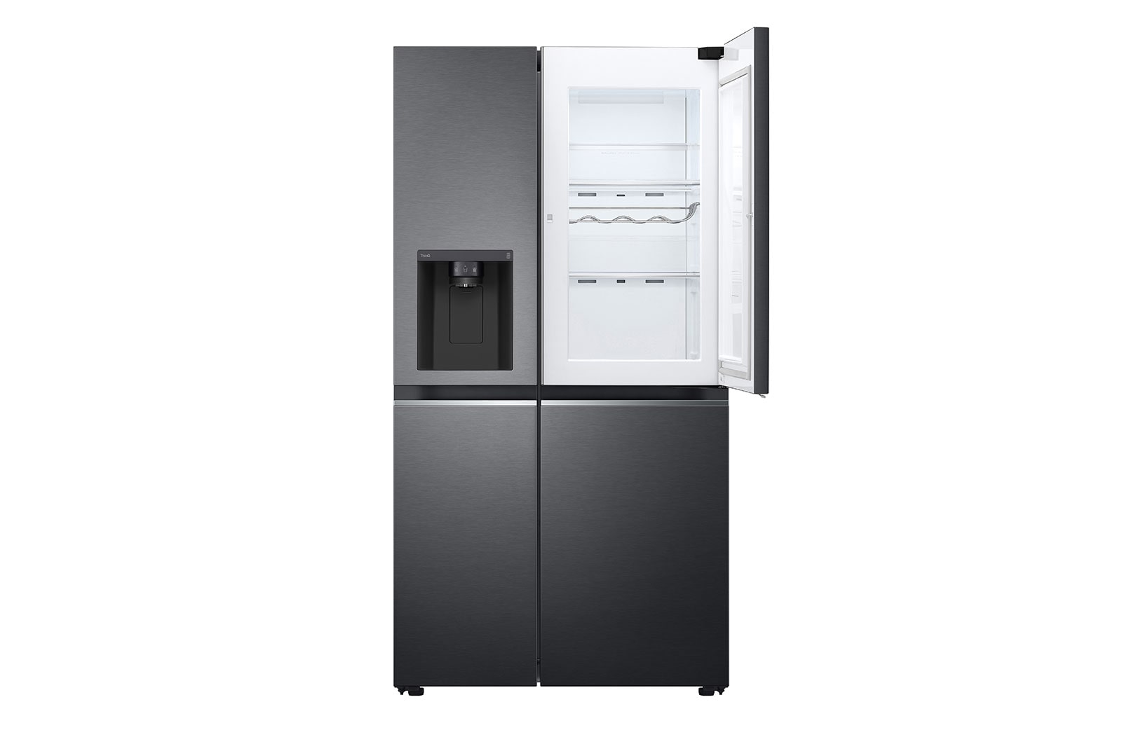 LG Side-by-Side Kühlschrank mit Door-in-Door® (E, 635L, 179cm hoch) mit Eis-, Crushed Ice- und Wasserspender & internem Wassertank | GSJV71MCLE, GSJV71MCLE