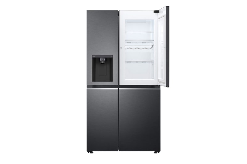 LG Side-by-Side Kühlschrank mit Door-in-Door® (E, 635L, 179cm hoch) mit Eis-, Crushed Ice- und Wasserspender & internem Wassertank | GSJV71MCLE, GSJV71MCLE
