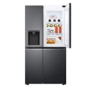 LG Side-by-Side Kühlschrank mit Door-in-Door® (E, 635L, 179cm hoch) mit Eis-, Crushed Ice- und Wasserspender & internem Wassertank | GSJV71MCLE, GSJV71MCLE