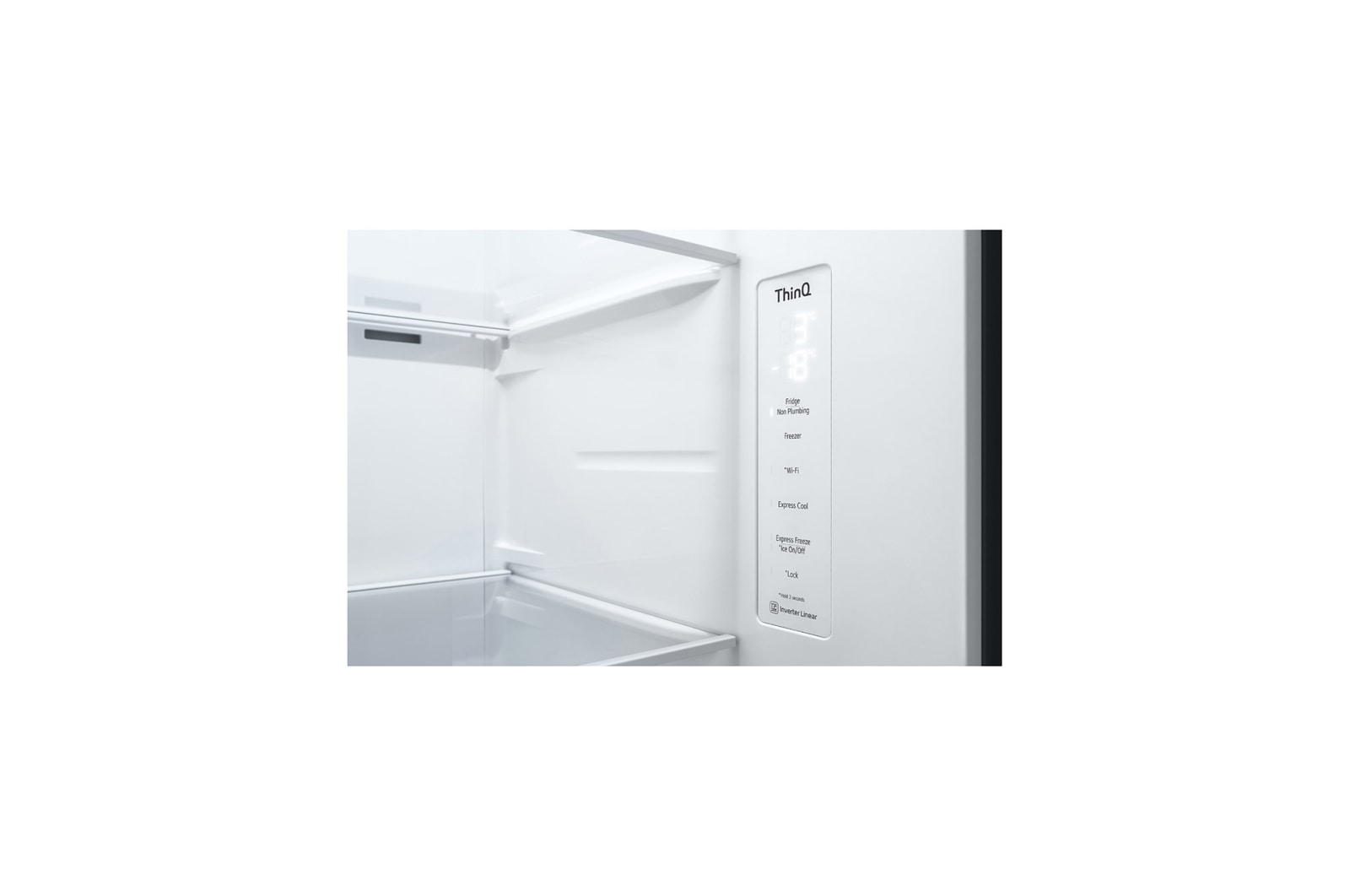 LG Side-by-Side mit Door-in-Door® |  Eis-, Crushed Ice- und Wasserspender  | 635 Liter Kapazität | Interner Wassertank 4L | Matte Black | GSJV71MCTE, GSJV71MCTE