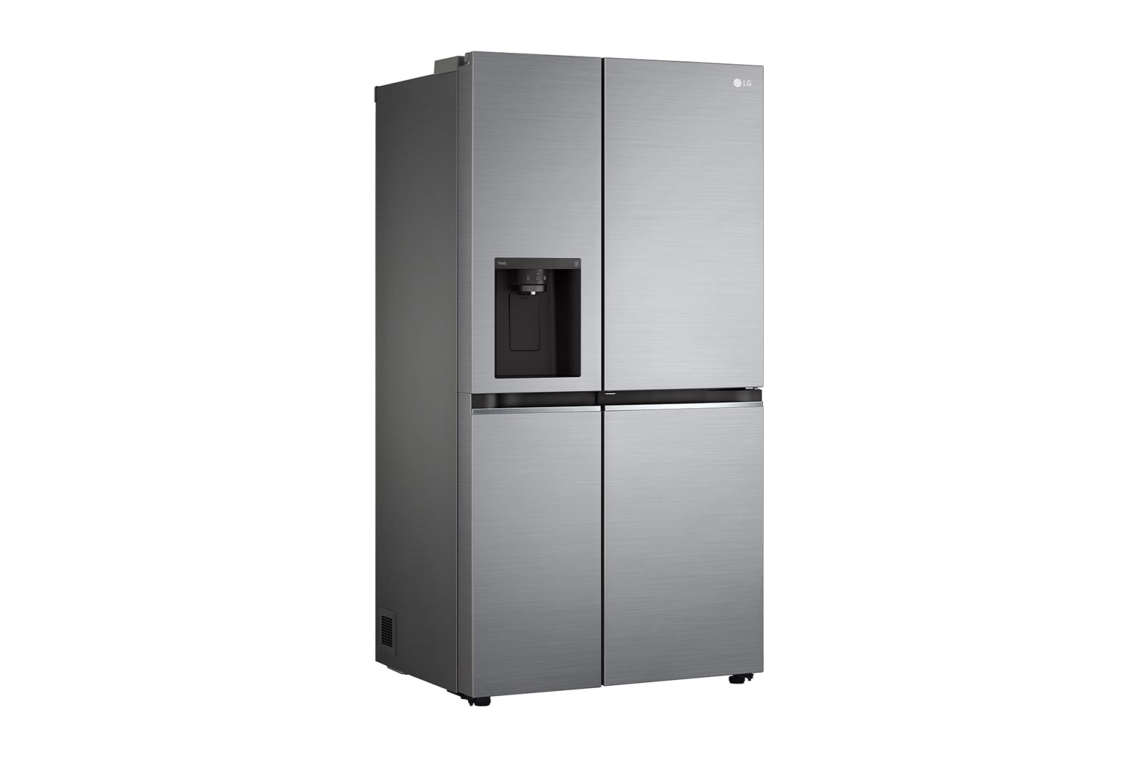 LG Side-by-Side Kühlschrank mit Door-in-Door® (E, 635L, 179cm hoch) mit Eis-, Crushed Ice- und Wasserspender & internem Wassertank | GSJV71PZLE, GSJV71PZLE