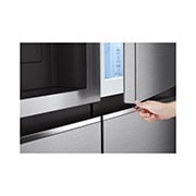 LG Side-by-Side Kühlschrank mit Door-in-Door® (E, 635L, 179cm hoch) mit Eis-, Crushed Ice- und Wasserspender & internem Wassertank | GSJV71PZLE, GSJV71PZLE