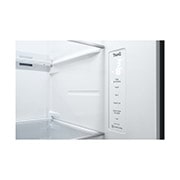 LG Side-by-Side Kühlschrank mit Door-in-Door® (E, 635L, 179cm hoch) mit Eis-, Crushed Ice- und Wasserspender & internem Wassertank | GSJV71PZLE, GSJV71PZLE