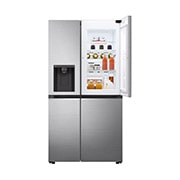 LG Side-by-Side Kühlschrank mit Door-in-Door® (E, 635L, 179cm hoch) mit Eis-, Crushed Ice- und Wasserspender & internem Wassertank | GSJV71PZLE, GSJV71PZLE